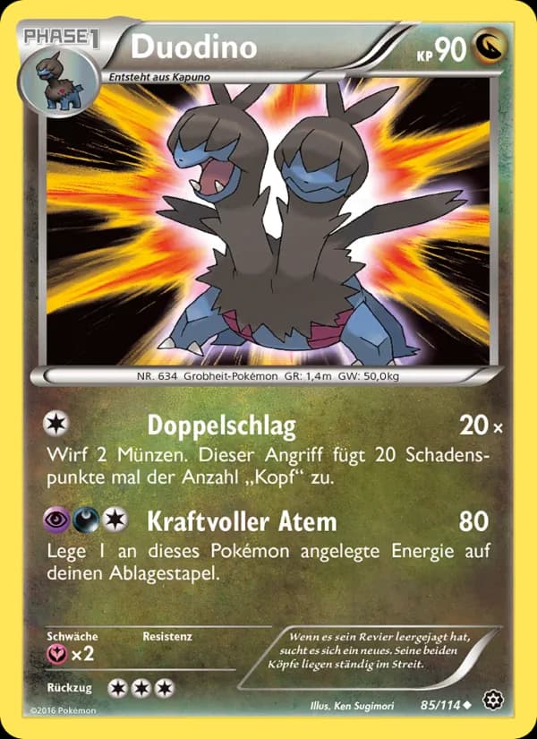 Duodino card in German