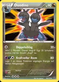 Duodino card in German