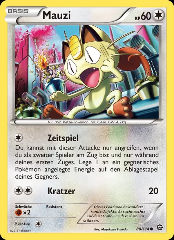Mauzi card in German