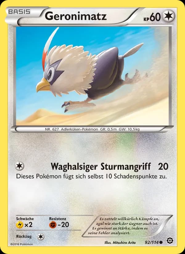 Geronimatz card in German