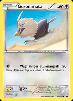 Geronimatz card in German