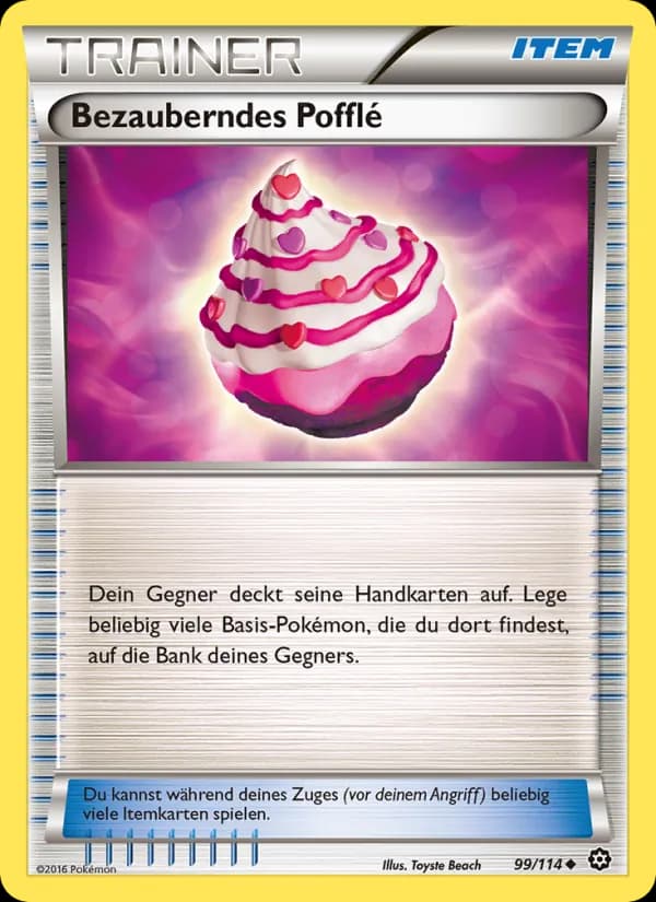 Bezauberndes Pofflé card in German