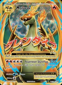 M-Glurak EX card in German