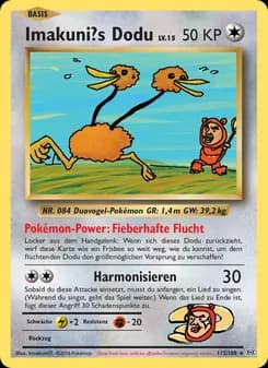 Imakuni?s Dodu card in German