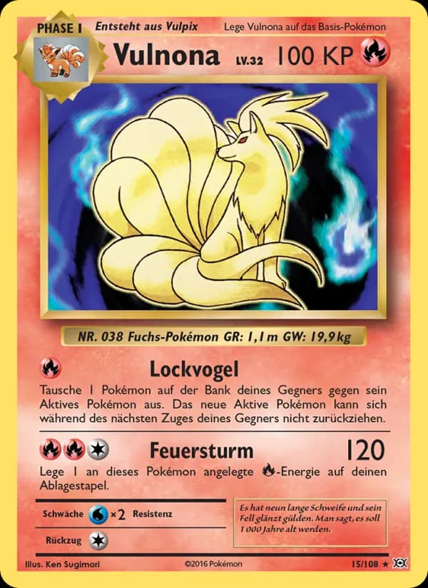 Vulnona card in German
