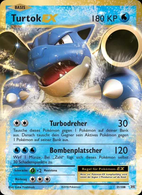 Turtok EX card in German