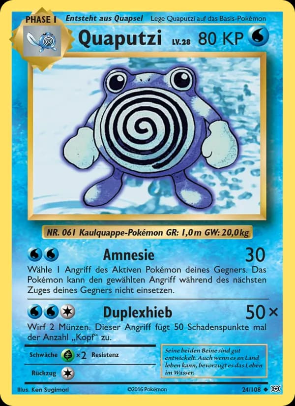 Quaputzi card in German