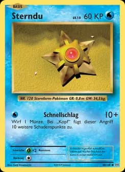Sterndu card in German