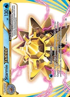 Starmie-TURBO card in German