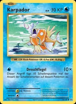 Karpador card in German