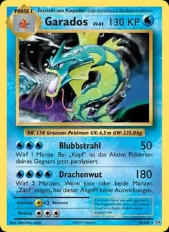 Garados card in German