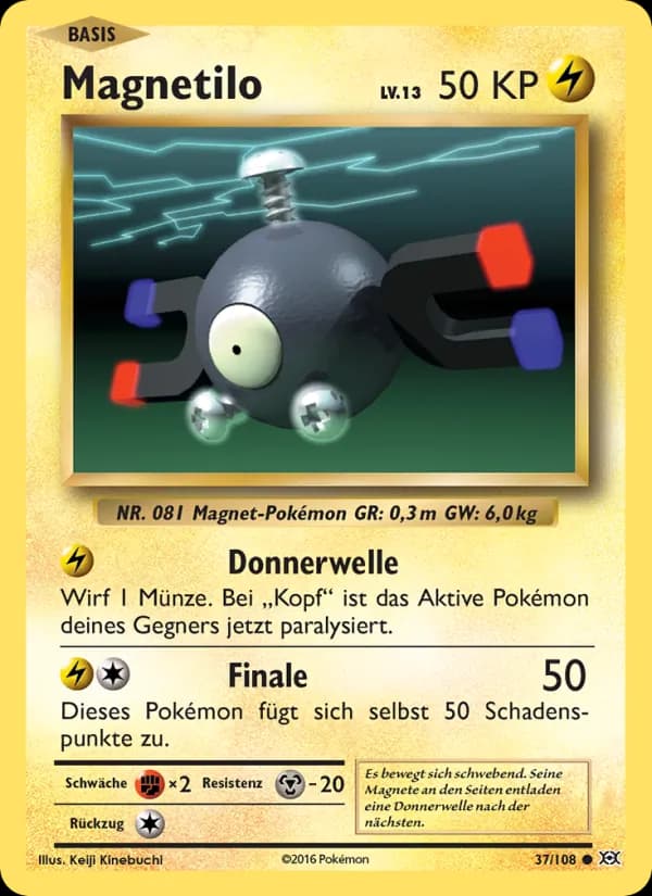 Magnetilo card in German