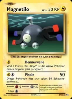 Magnetilo card in German