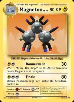 Magneton card in German