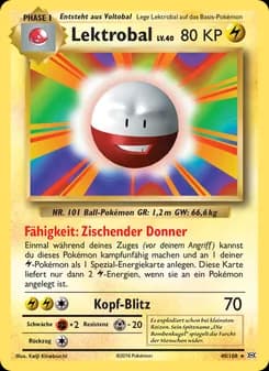 Lektrobal card in German