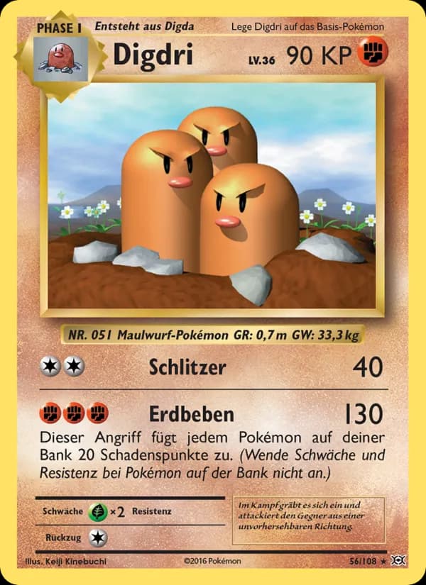 Digdri card in German
