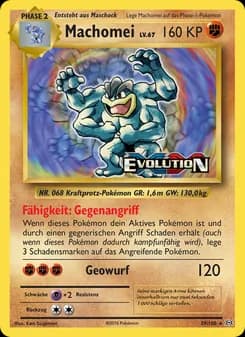 Machomei card in German
