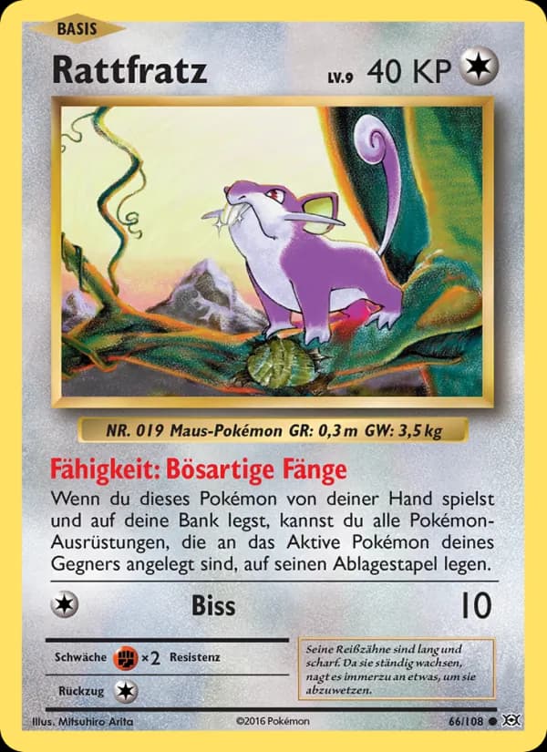 Rattfratz card in German