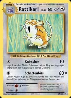 Rattikarl card in German