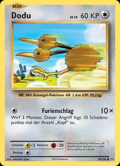 Dodu card in German