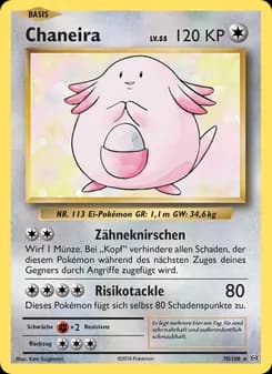 Chaneira card in German