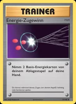 Energie-Zugewinn card in German