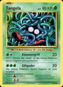 Tangela card in German