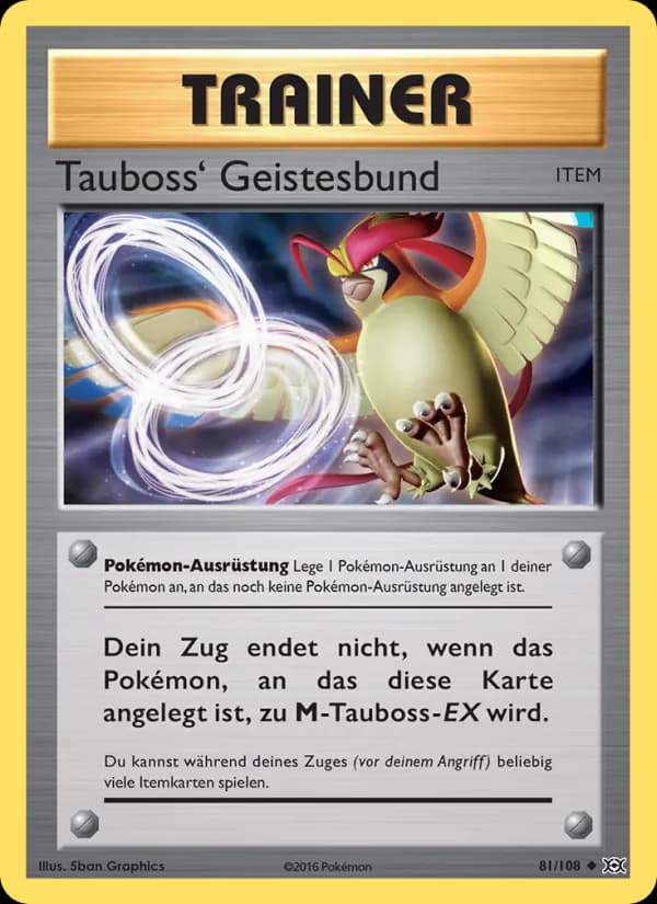 Tauboss' Geistesbund card in German