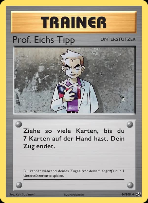 Prof. Eichs Tipp card in German