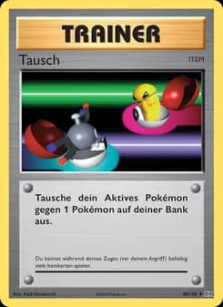 Tausch card in German
