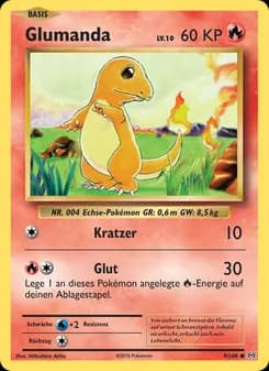 Glumanda card in German