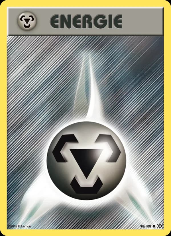 Metall-Energie card in German