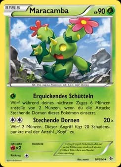 Maracamba card in German