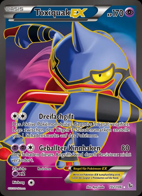 Toxiquak EX card in German