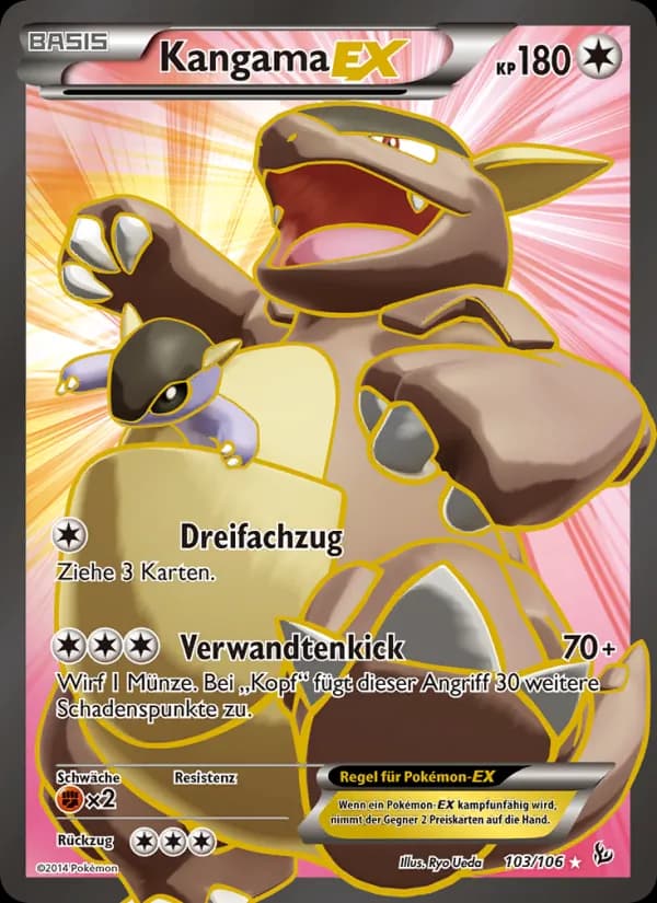 Kangama EX card in German