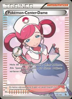Pokémon-Center-Dame card in German