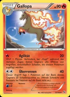 Gallopa card in German