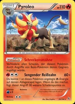 Pyroleo card in German
