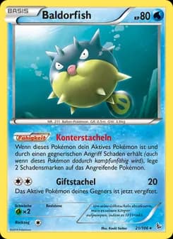 Baldorfish card in German