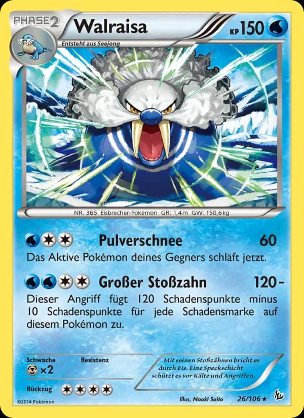 Walraisa card in German