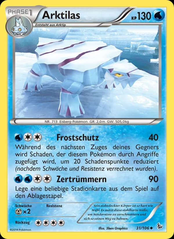 Arktilas card in German