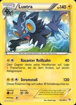Luxtra card in German