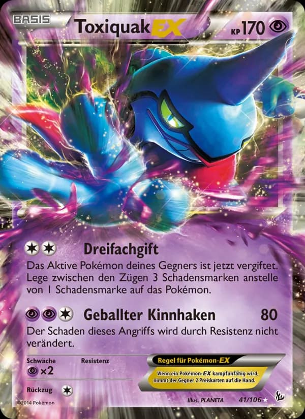 Toxiquak EX card in German