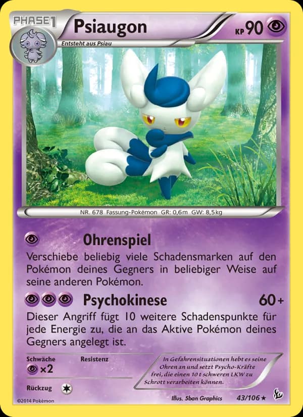 Psiaugon card in German