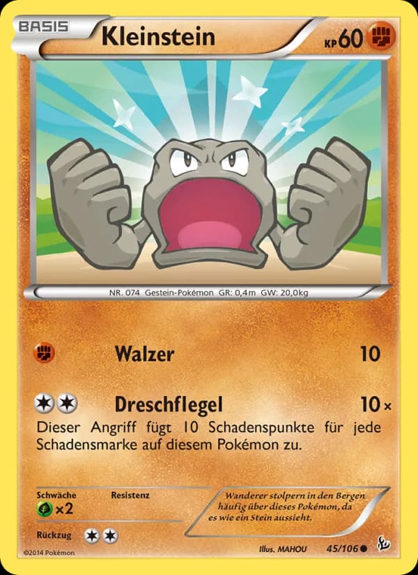 Kleinstein card in German