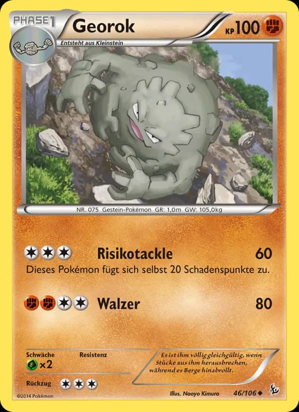Georok card in German