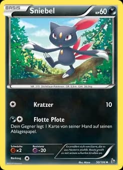 Sniebel card in German