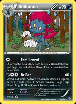 Snibunna card in German