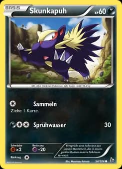Skunkapuh card in German