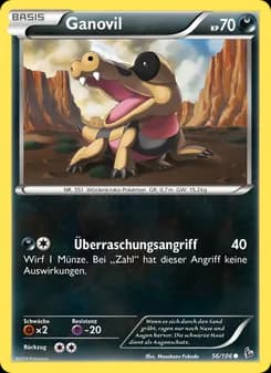 Ganovil card in German